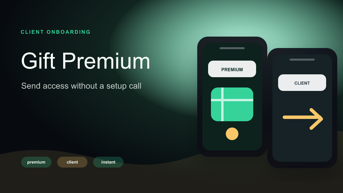 Gift Premium in Telegram Bots: Client Onboarding Flow
