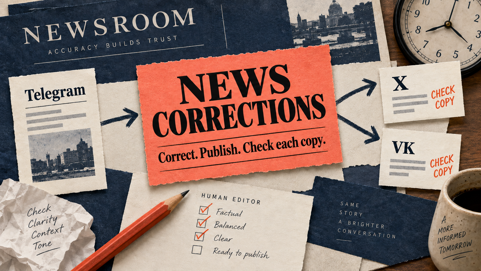 Telegram News Corrections Across Platforms: An X/VK Runbook