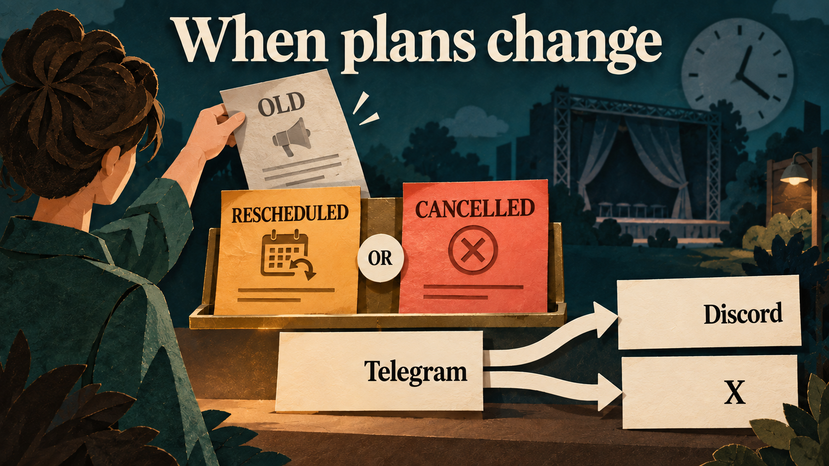 Telegram Event Reschedule and Cancellation Updates: A Runbook