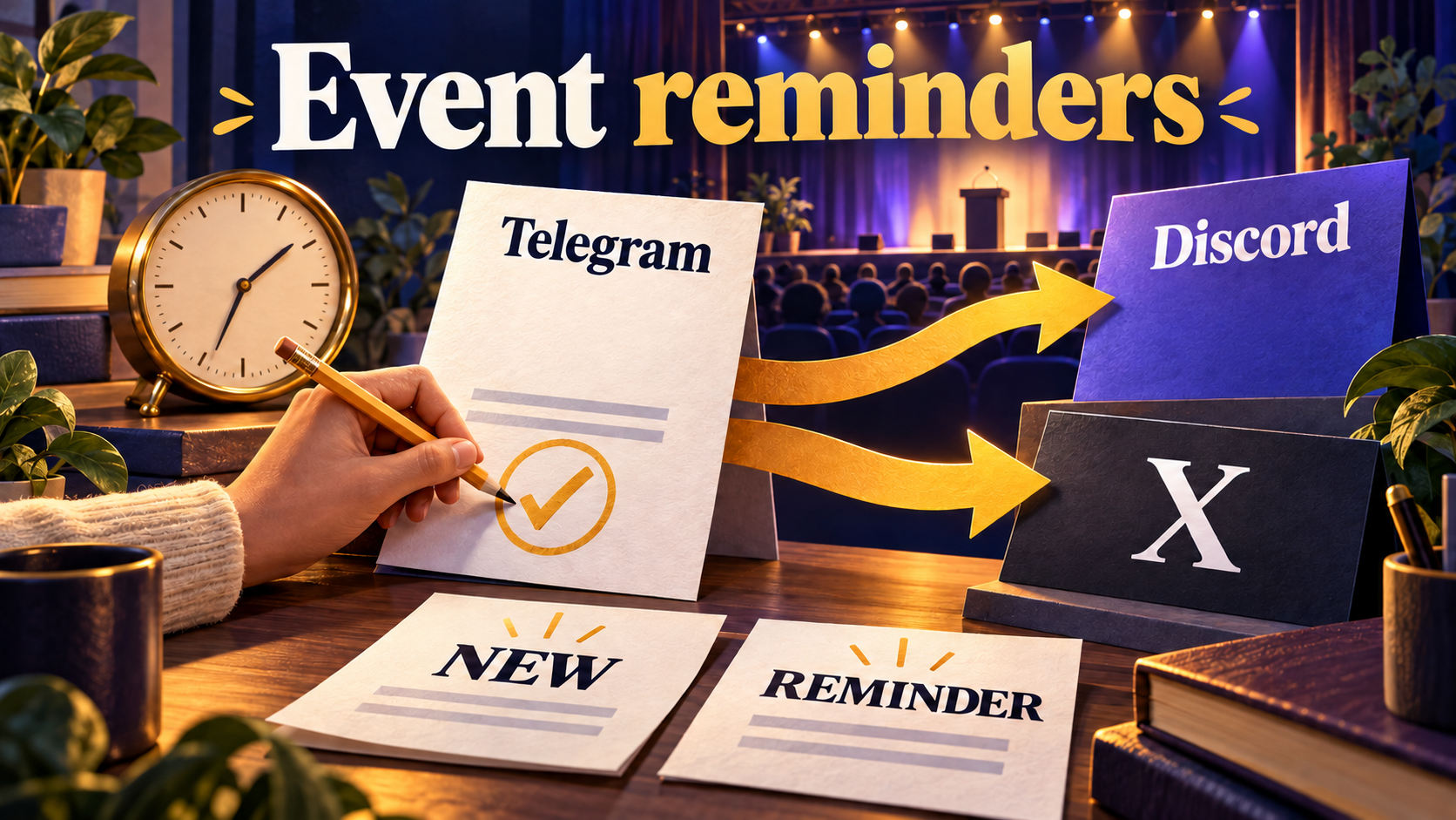 Telegram Event Reminders to Discord and X: A Practical Runbook