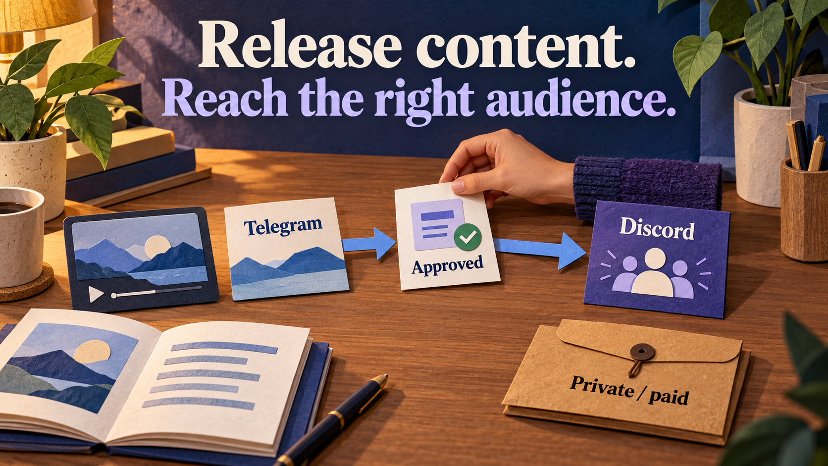 Telegram Creator Updates to Discord: Release to the Right Audience