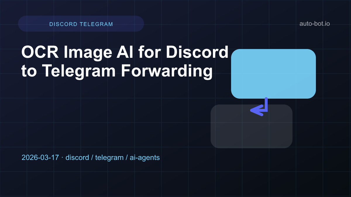OCR Image AI for Discord to Telegram Forwarding
