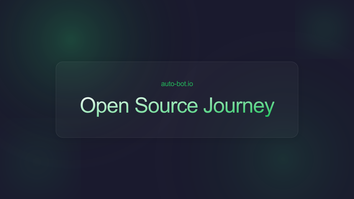 Our Open Source Journey: Building Tools for the Developer Community
