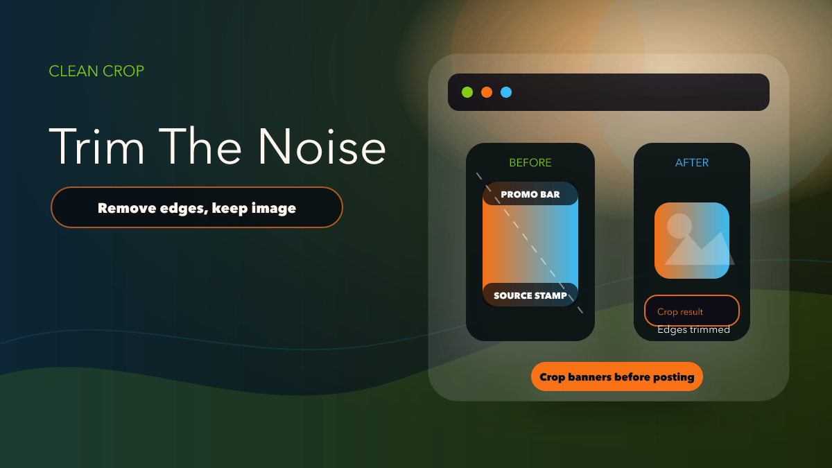 Remove Watermarks Before Forwarding Images, Not After They Go Live