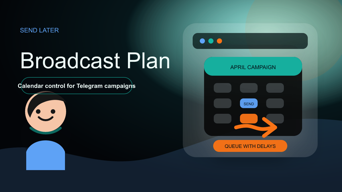 Telegram Broadcast Scheduling with Auto Post Scheduler