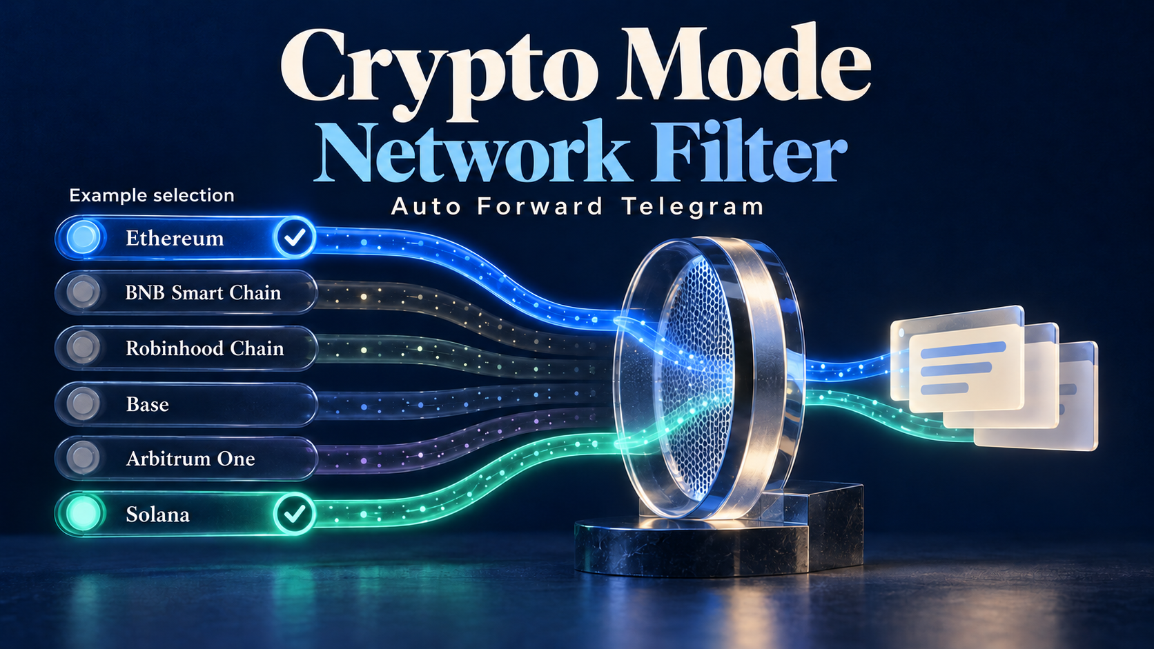 Crypto Mode Network Filter: Choose Your Blockchain Networks