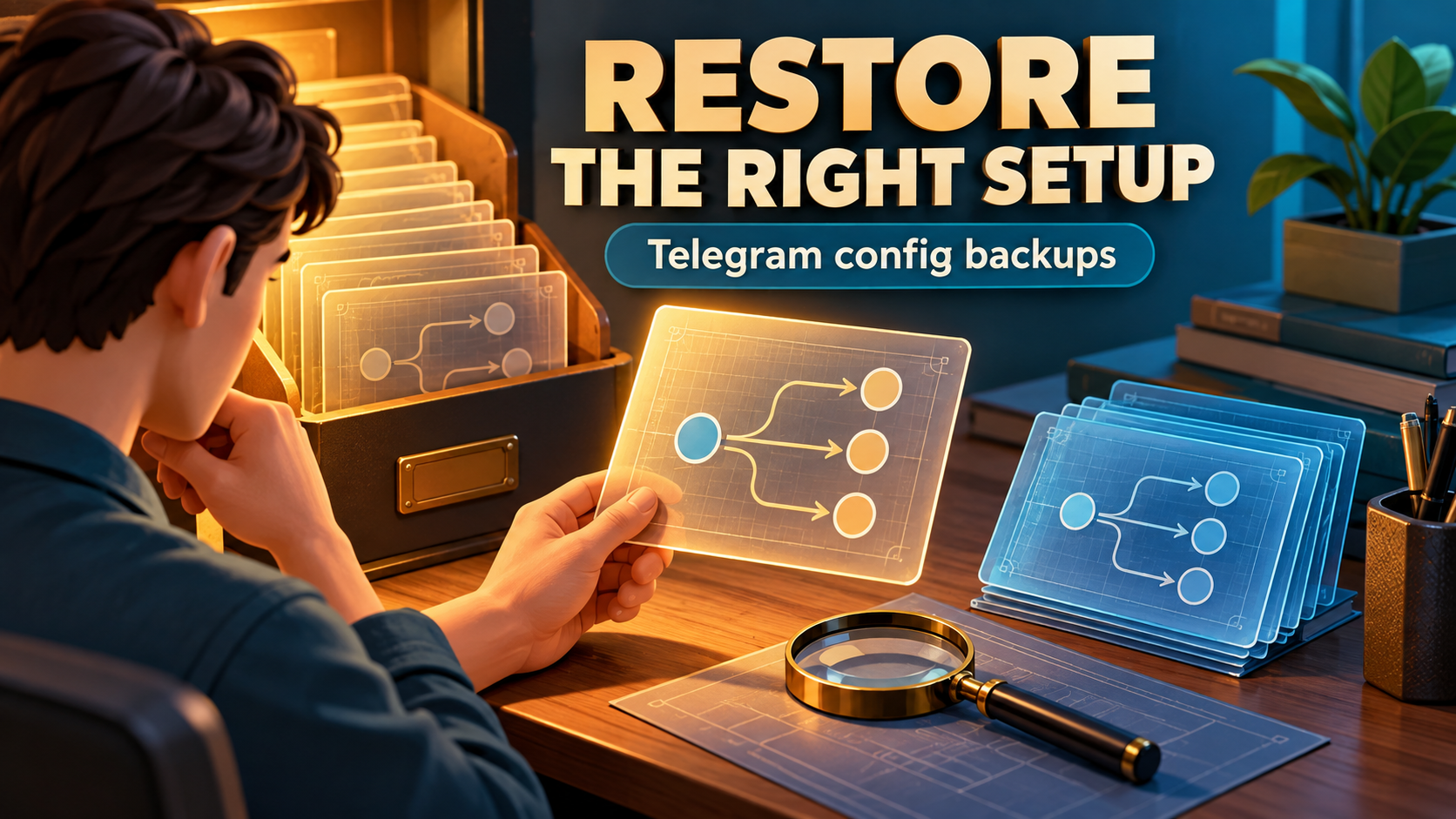 Telegram Config Backup: Plan a Safe Restore After a Bad Edit