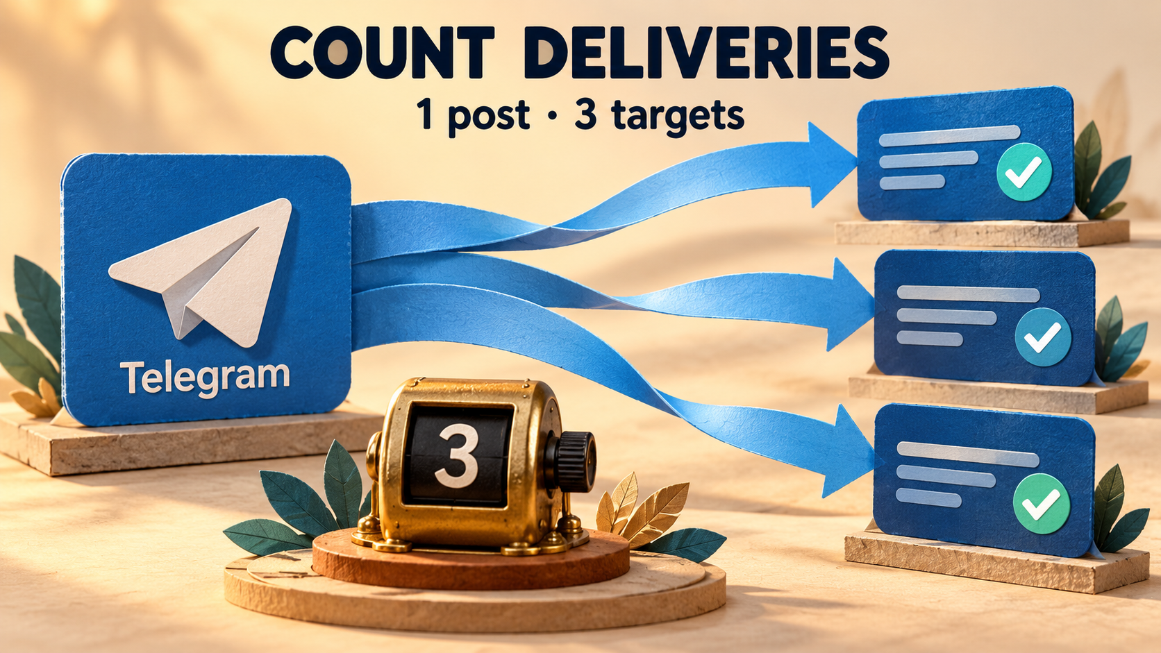 Telegram Forward Limit Reached? Count Every Target Delivery