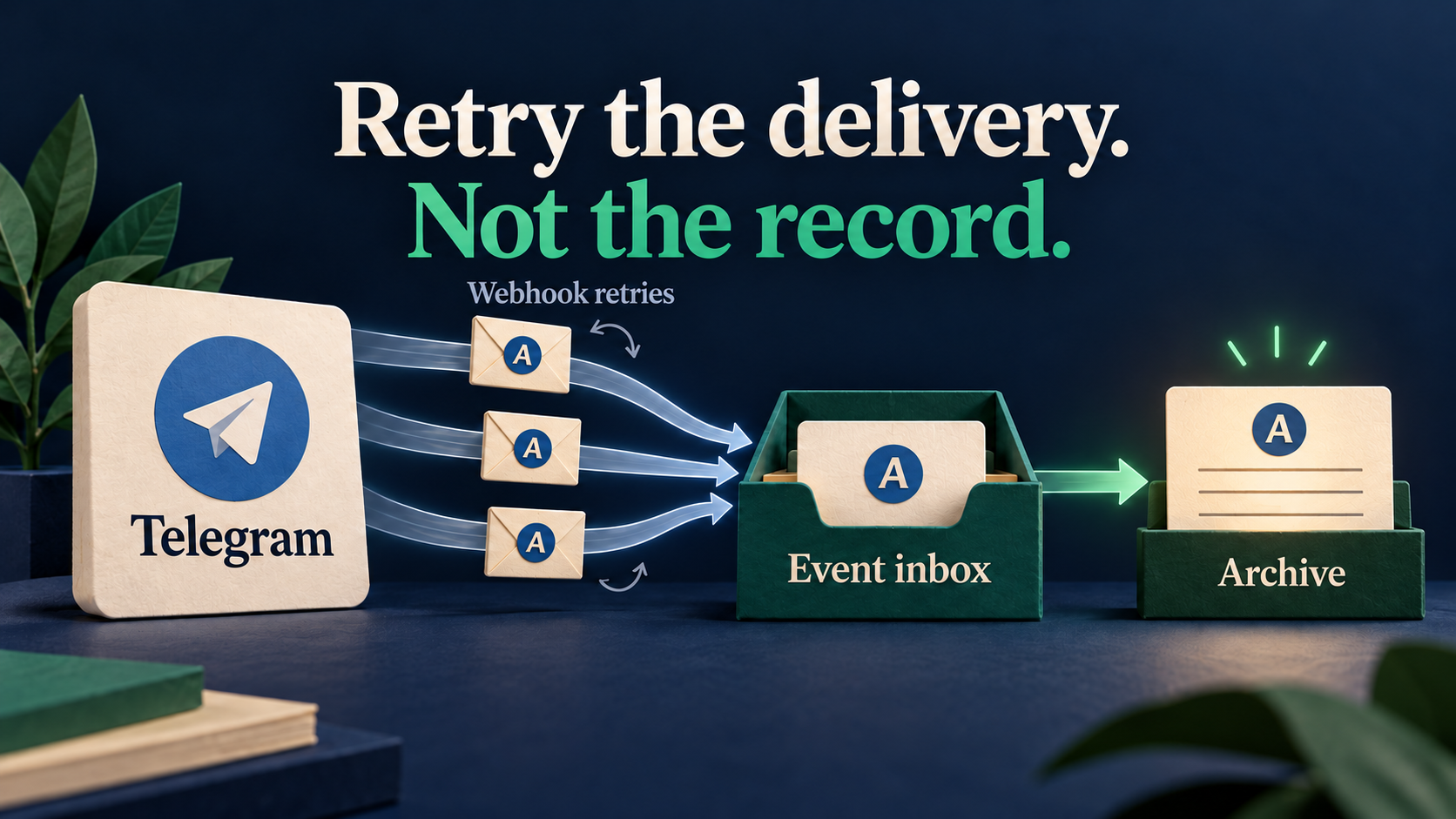 Telegram Webhook Retries: Avoid Duplicate Archive Records